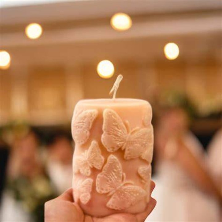 Butterfly Candle — Blessed Celebration