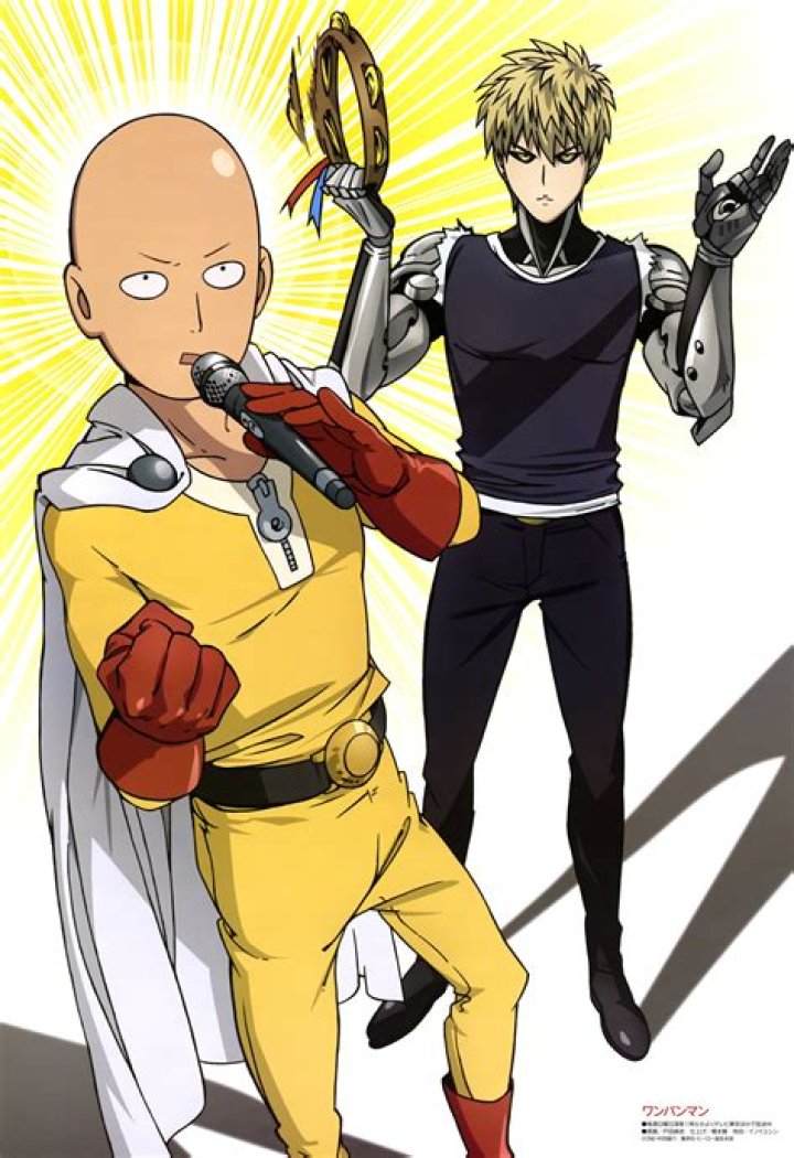 Genos and Saitama from One Punch Man