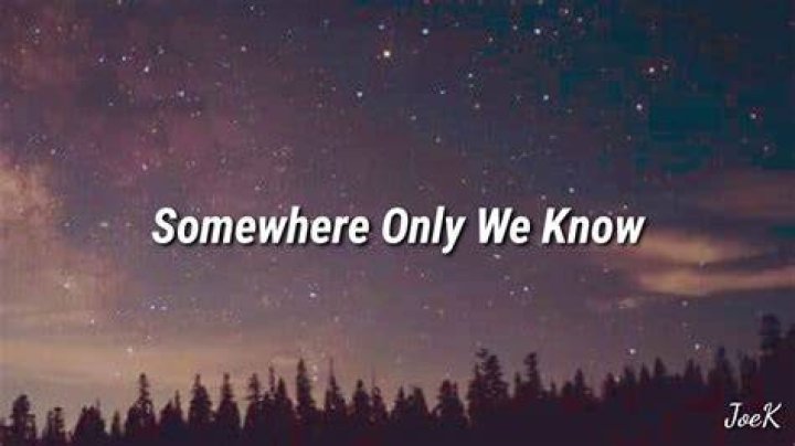 Is Somewhere only we know in Winnie the Pooh?