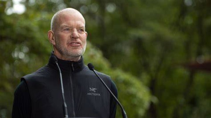 Lululemon founder Chip Wilson speaks during WE Day at KeyArena on April 21, 2017 in Seattle, Washington.
