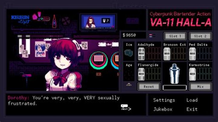 VA-11 HALL-A Screenshot